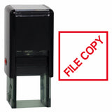 Red Square FILE COPY Self Inking Rubber Stamp