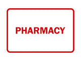 Signs ByLITA Classic Framed Pharmacy Sign