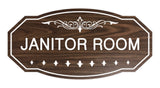 Victorian Janitor Room Sign