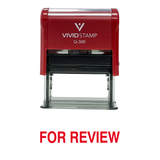 For Review Office Self Inking Rubber Stamp