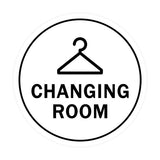 Signs ByLITA Circle Changing Room Sign