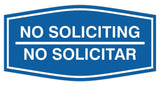 Signs ByLITA Fancy No Soliciting No Solicitar Sign