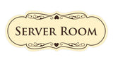 Signs ByLITA Designer Server Room Sign