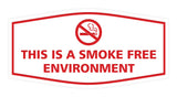 Signs ByLITA Fancy This Is A Smoke Free Environment Sign