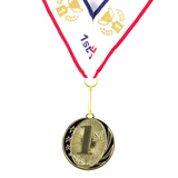 1st Place MidNite Star Gold Medal Award - Includes Ribbon