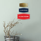 Signs ByLITA Fancy Cloak Room Sign