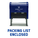 Packing List Enclosed Self Inking Rubber Stamp