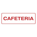 Standard Cafeteria Door / Wall Sign