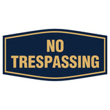 Fancy No Trespassing Sign