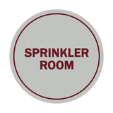 Signs ByLITA Circle Sprinkler Room Sign