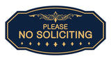Signs ByLITA Victorian Please No Soliciting Sign