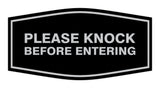 Signs ByLITA Fancy Please Knock Before Entering Sign