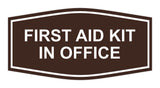 Signs ByLITA Fancy First Aid Kit in Office Sign