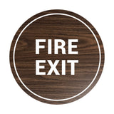 Signs ByLITA Circle Fire Exit Sign