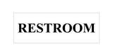 Basic Restroom Wall or Door Sign