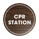 Signs ByLITA Circle CPR Station Sign