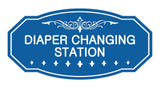 Victorian Diaper Changing Station Sign