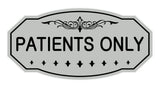 Signs ByLITA Victorian Patient Only Sign