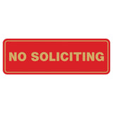 Standard No Soliciting Sign