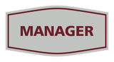 Fancy Manager Sign