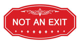 Victorian Not An Exit Sign