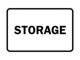 White Signs ByLITA Classic Framed Storage Sign