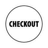 Signs ByLITA Circle Checkout Sign