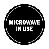 Signs ByLITA Circle Microwave In Use Sign