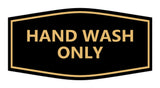 Signs ByLITA Fancy Hand Wash Only Sign