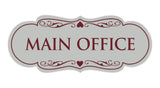 Designer Main Office Sign
