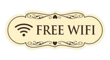 Signs ByLITA Designer Free Wifi Sign