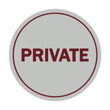 Signs ByLITA Circle Private Sign