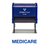 Medicare Self Inking Rubber Stamp