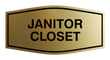 Fancy Janitor Closet Sign