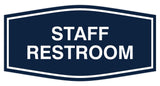 Signs ByLITA Fancy Staff Restroom Sign