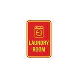 Portrait Round Laundry Room Sign