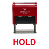 HOLD Self Inking Rubber Stamp