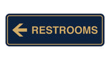Signs ByLITA Standard RESTROOM (LEFT ARROW) Sign