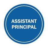 Signs ByLITA Circle Assistant Principal Sign