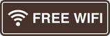Signs ByLITA Standard Free WiFi Sign