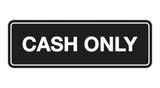 Signs ByLITA Standard Cash Only Sign
