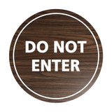 Signs ByLITA Circle Do Not Enter Sign