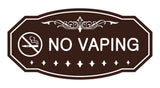 Victorian No Vaping Sign