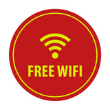 Signs ByLITA Circle Free WiFi Sign