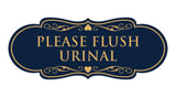 Designer Please Flush Urinal Wall or Door Sign