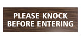 Signs ByLITA Basic Please Knock Before Entering