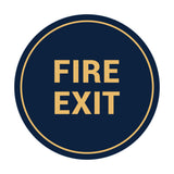 Signs ByLITA Circle Fire Exit Sign