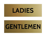 Signs ByLITA Basic Ladies and Gentlemen Sign Set