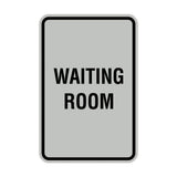 Portrait Round Waiting Room Sign