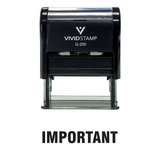 IMPORTANT Self Inking Rubber Stamp